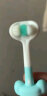 马博士儿童牙刷三面软毛0-2-3-6-12岁以上小孩3D宝宝刷牙 蓝色牙刷 实拍图