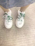 古梵莎內增高老爹鞋女加絨棉鞋2024新款學(xué)生顯腳小厚底休閑運動(dòng)小白鞋 綠色網(wǎng)面6厘米款 38 (240mm) 曬單實(shí)拍圖