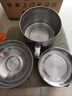 百春寶304不銹鋼面飯碗帶手柄帶蓋寶寶碗可電磁爐加熱大容量密封泡面碗 特厚（大號）【蓋可擰緊】筷+勺 曬單實(shí)拍圖