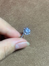 DR. DARLING六芒星情侶戒指男女一對戒莫桑石鉆戒求婚結(jié)婚指環(huán)生日禮物 情侶戒指男30分，女1克拉 曬單實拍圖