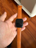 美定蘋(píng)果iwatch11表帶摔紋小牛皮applewatch10手表表帶頭層真皮ultra2/3iWatchS8/7/6/5/4高級小眾復古 淺棕色摔紋牛皮【銀針扣】 表盤(pán)尺寸：49/45/44/42MM適用 曬單實(shí)拍圖