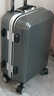 OMI商場(chǎng)同款耐磨減震行李箱潮流時(shí)尚百搭輕便男大學(xué)生拉桿箱20登機箱 黑色 20寸 曬單實(shí)拍圖
