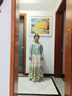 羅蒙女童漢服新中式古裝秋款國風(fēng)馬面裙演出服 漢服豆蔻綠三件套 160 曬單實(shí)拍圖