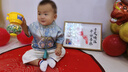 漢唐貝貝男童新中式漢服套裝夏季2025新款中國風(fēng)周歲禮服男寶刺繡唐裝薄款 藍色套裝 110cm 曬單實(shí)拍圖