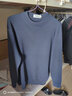 恒源祥100%純羊毛衫男半高領(lǐng)打底衫秋冬季爸爸男士毛衣高端可機洗毛線(xiàn)衣 星空灰-厚款 2XL (180) 適合160-170斤 曬單實(shí)拍圖