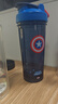 Blender Bottle 漫威系列搖搖杯運動水杯健身水壺 大容量塑料杯子高顏值帶雙刻度 美國隊長（28oz）800ml 曬單實拍圖