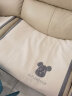钟爱一生（CHERISHES LIFE）刺绣雪尼尔沙发垫套装四季通用沙发罩套巾防滑盖布定制沙发坐垫子 雪尼尔 闪电熊-米色 70*70cm 实拍图