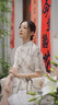 浮云堂「浮云堂.風(fēng)」落華.中式禪意改良印花連衣裙女25夏款高端禪意茶服 落英淡粉 M 曬單實(shí)拍圖