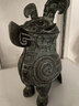 銅鈺緣 商代青銅器酒具婦好鸮尊貓頭鷹擺件古玩收藏禮品博物院藏品復刻 高25cm鋅合金 曬單實(shí)拍圖