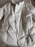 edition羽絨服女冬新款杏白色廓形西裝領(lǐng)長(zhǎng)款輕暖鵝絨服大衣 杏白色K03 XS/155 曬單實(shí)拍圖