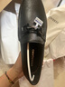 Salvatore Ferragamo菲拉格慕夏季新款Gancini透氣莫卡辛鞋男士皮鞋688525 3E 黑色 曬單實拍圖