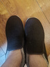 布舍元加絨保暖燈芯絨爸爸鞋一腳蹬平底老北京布鞋棉鞋141-1033 灰色 42 曬單實(shí)拍圖