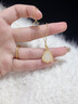 中國黃金（CHINA GOLD）彌勒佛黃金項(xiàng)鏈女媽媽款足金和田玉吊墜七夕情人節(jié)禮物送女友老婆 足金福運(yùn)佛和田玉吊墜+K金鏈 曬單實(shí)拍圖