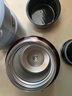 膳魔師（THERMOS） 燜燒杯316不銹鋼大容量燜燒罐保溫飯盒家用便捷食物罐悶粥罐TCLE 淺藍BL 720ml 曬單實(shí)拍圖