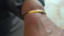 菜百首飾 黃金手鐲 足金簡(jiǎn)單大氣光面拋光推拉手鐲  計價(jià) HJ 黃金手鐲 約26.29g 曬單實(shí)拍圖