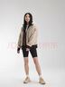 加拿大鵝（Canada Goose）Simcoe 女士羊羔絨連帽衫羊毛抓絨夾克大鵝外套 7016W 950 淺黃褐色 L 曬單實(shí)拍圖