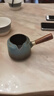 唐豐陶瓷窯變公道杯家用大容量實木側(cè)把貪心杯復(fù)古防燙裝茶容器分茶杯 影綠側(cè)把公道杯 曬單實拍圖