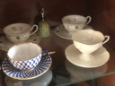 Lomonosov俄皇咖啡具蓮白金邊系列咖啡壺杯碟糖缸下午茶骨瓷陶瓷高顏值瓷器 220ml 一杯一碟 曬單實(shí)拍圖