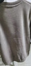 皮爾卡丹冬季圓領加絨加厚毛衣男青年套頭修身打底衫一體絨印花線衣潮流 8030卡其【一體絨】 XL 曬單實拍圖