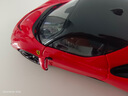 法拉利仿真1：24車模合金跑車汽車收藏模型擺件男孩新年禮物送男友 SF90-法拉利紅-透明展示盒 曬單實(shí)拍圖