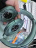 魔音王適用于sony索尼WH-H900N耳機罩耳套MDR-100ABN耳機套耳罩皮套海綿保護套頭梁護墊替換更換配件 100ABN/H900N【薄菏綠】耳套一對+拆機棒 曬單實(shí)拍圖
