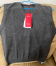 恒源祥100%山羊絨男士背心V領(lǐng)無(wú)袖坎肩馬甲毛衣15213271 中灰 175/92A  曬單實(shí)拍圖