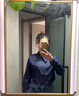 clotho Rennie品牌女裝牛仔襯衫女2025年春秋新款小個(gè)子時(shí)尚百搭休閑打底襯衣 藍色 M 曬單實(shí)拍圖