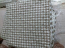 菲·诗·卡（FISKAS） 四季通用沙发垫简约日式水洗棉防滑组合纯棉坐垫布艺沙发套罩巾 崎井-浅咖 70*90cm 实拍图