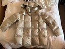 麥檬MM商場(chǎng)同款24冬新品90鴨絨泡芙羽絨服外套短款黑白5FA281161 米白5FA281161 160/84A/M （125-140斤） 曬單實(shí)拍圖