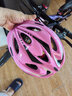 TLXT輪滑護具兒童騎行頭盔滑板溜冰鞋護膝套裝自行車(chē)平衡車(chē)防護安全帽 升級款粉色豪華套裝 可調節 M號 約6-15歲 曬單實(shí)拍圖