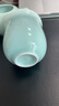 瑯宋 待客杯 龍泉青瓷 手工粉青 美人腰陶瓷茶杯  160毫升 曬單實(shí)拍圖