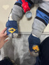小茸低幫魔術(shù)貼小卡車(chē) 0-3歲嬰幼兒學(xué)步前鞋 軟底防滑卡通地板鞋羊毛 中藍色 內長(cháng)15.5cm 適合腳長(cháng)14-14.5cm 曬單實(shí)拍圖