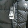 阿迪達(dá)斯 （adidas）羽絨服男冬季保暖外套加厚鴨絨長(zhǎng)款羽絨服 黑/白01T L  曬單實(shí)拍圖