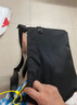 萊旅（Lerluaco）單肩包男帆布斜挎包休閑時(shí)尚百搭牛津布包簡(jiǎn)約大容量男士郵差包 黑色大號33*10*24cm（當日發(fā)貨） 中包 曬單實(shí)拍圖