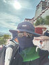 Jeep專業(yè)級(jí)防曬帽男款戶外透氣遮陽(yáng)帽子防水漁夫帽夏季防紫外線登山帽 黑色三件套【帽子+面罩+配套袖套 2XL 加大碼（62-66cm） 曬單實(shí)拍圖