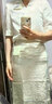 自巧小個(gè)子V領(lǐng)襯衫半身裙輕職場套裝女氣質(zhì)通勤2024夏季新款兩件套 雅白色襯衫 XS （2碼） 曬單實(shí)拍圖