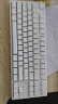 GANSS高斯GS87C/104C客制化机械键盘热插拔轴电竞游戏办公键盘背光电脑键盘 GS87C白色【白光】单模有线版 全键热插拔 KTT茶轴 实拍图