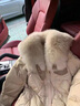 范哲狼輕奢羽絨服女2024冬季新款時尚收腰中長款過膝大毛領保暖加厚外套 卡其色 2XL 【建議135-150】 曬單實拍圖