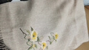 杭絲路羊毛刺繡圍巾女空調(diào)披肩禮盒裝情人節(jié)送老婆長輩媽媽高檔生日禮物 曬單實(shí)拍圖