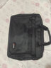 雅杰公文包男帆布手提電腦包商務(wù)防水牛津斜挎工作大容量辦公業(yè)務(wù)文件 黑色 大號（寬43.5*高33*厚12） 曬單實(shí)拍圖