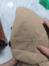濮仕豪【兩條裝】夏季薄款休閑褲男高級(jí)感冰絲簡(jiǎn)約工裝九分速干束腳褲 SL-011黑色+卡其 XL【(32-33碼)體重120-135斤】 曬單實(shí)拍圖