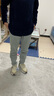 夢(mèng)特嬌（MONTAGUT）法國(guó)男鞋春秋新款休閑鞋男軟底百搭旅游鞋男士防滑運(yùn)動(dòng)鞋子男透氣 米色（皮鞋碼） -牛皮面 38 (240mm) 對(duì)應(yīng)運(yùn)動(dòng)鞋39碼 曬單實(shí)拍圖