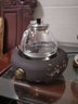 益舍堂日本進(jìn)口手工鑄鐵電陶爐家用煮茶爐 靜音大功率煮茶電陶爐茶具 蓮蓮有魚鎏金爐 曬單實拍圖