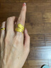 周生生足金愛(ài)情密語(yǔ)羽毛黃金戒指女款 三金傳承戒指 86820R計價(jià) 17圈 - 9.18克(含工費500元) 曬單實(shí)拍圖