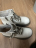 百丽厚底马丁靴女商场同款休闲短靴女加绒A3D1DDD3 米色-单里 35 实拍图