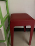 全友（QUANU）家居塑料凳子家用餐凳客廳餐廳凳軟包座面可疊放高腳凳KD 【紅色】塑料凳A(1包1個(gè)) 曬單實(shí)拍圖