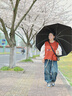 bidebao便攜環(huán)扣反向傘全自動(dòng)雨傘暴雨男女加大加固加厚折疊車載晴雨兩用 加大反向全自動(dòng)-梧桐米(125cm） 一鍵開(kāi)合  晴雨兩用 曬單實(shí)拍圖