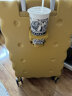 海澜之家（HLA）饼干款行李箱女大容量拉杆箱男旅行密码箱托运 芝士黄24英寸 晒单实拍图