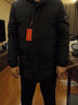 皮爾卡丹（pierre cardin）高檔國際品牌男裝 中長(cháng)款白鵝絨羽絨服壓膠男士加厚2026年新款青 黑色 2XL 【建議160-175斤】 曬單實(shí)拍圖