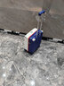 MCHNA KTCC行李箱PC拉桿箱萬(wàn)向輪可登機(jī)箱女小型輕便拉鏈旅行箱男出差密碼箱 藍(lán)加白 【金屬包角+充電口+杯架】 18英寸 -可登機(jī) 曬單實(shí)拍圖